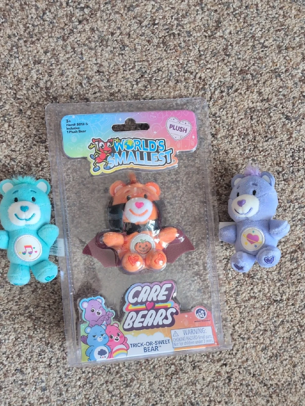 Worlds smallest Care bears (3 Pc Bundle) - Picture 1 of 4